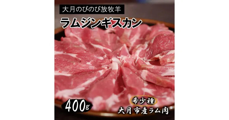 【ふるさと納税】大月のびのび放牧羊【ラムジンギスカン】薄切り400g(200g×2パック)