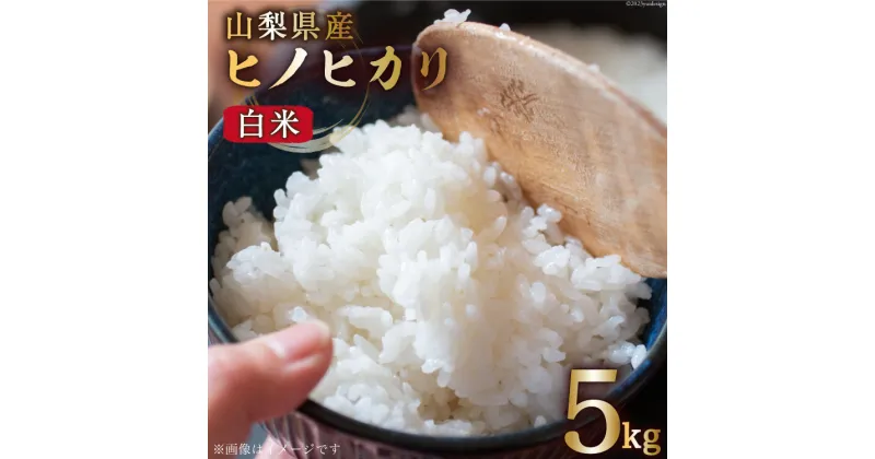 【ふるさと納税】【期間限定発送】 米 令和6年産 ヒノヒカリ 5kg [大成農房 山梨県 韮崎市 20742140] お米 おこめ こめ コメ ご飯 ごはん 精米 白米 ひのひかり 5キロ 家庭用 国産 期間限定