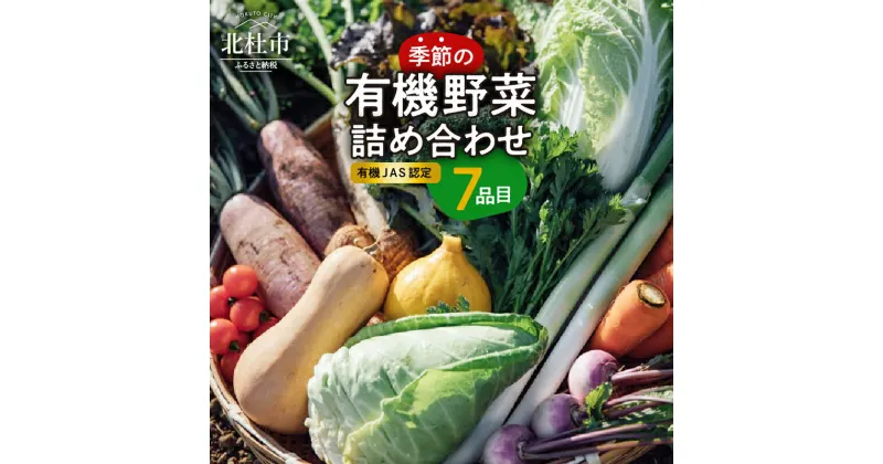 【ふるさと納税】 野菜 詰め合わせ セット 7品目 有機野菜 季節の野菜 おまかせ 有機jAS認定 新鮮 レシピ付き 山梨県 北杜市 仕送りギフト