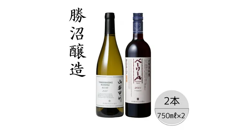 【ふるさと納税】勝沼醸造　山梨甲州樽発酵・ベーリーAヴィンテージ2本セット ふるさと納税 ワイン 笛吹市 山梨ワイン 酒 アルコール 山梨県 記念品 お祝い 送料無料 167-046