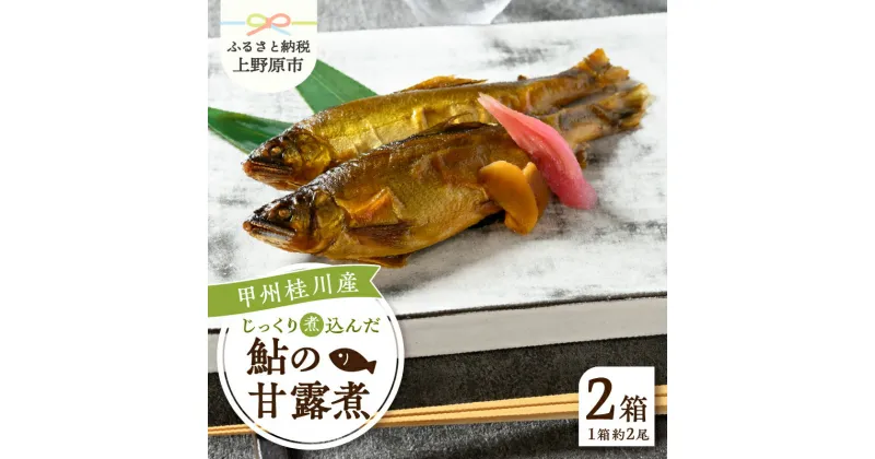 【ふるさと納税】 甲州桂川産 甘露煮 鮎 ふっくら 甘塩っぱい 肉厚 まるごと 名物 送料無料 山梨県 上野原市