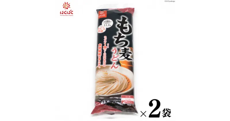 【ふるさと納税】もち麦うどん 270g×2袋 [はくばく 山梨県 中央市 21470719] 麺 うどん もち麦 乾麺