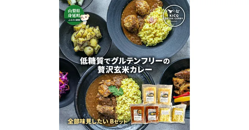 【ふるさと納税】全種類味見したい！2種2食＋スープ　Bセット　【 惣菜 本格スパイスカレー グルテンフリー チキンカレー ターメリックライス 】