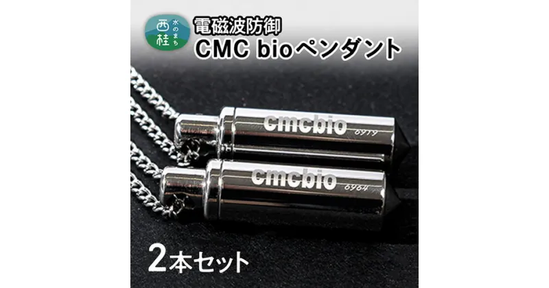 【ふるさと納税】 No.107 【B】 CMCbioペンダント2本セット ／ カーボンマイクロコイル ステンレス製チェーン付 送料無料 山梨県