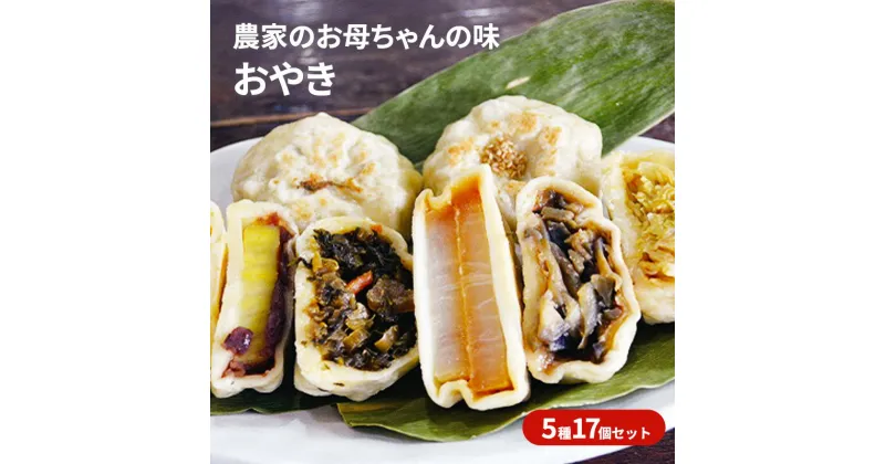 【ふるさと納税】農家のお母ちゃんの味 おやき5種17個セット　加工食品