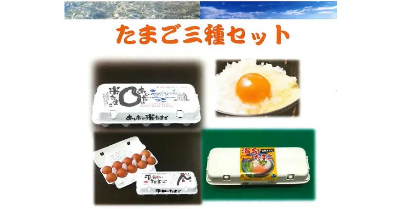 【 ふるさと納税 】会田のたまご3種詰め合わせ 30個 （1パック10個入り×3種類)【 定期便 】 2回 or 4回 or 6回 or 12回 ｜ ふるさと納税 信州 鶏 卵 たまご 温泉卵 長野県 松本市 美味しい