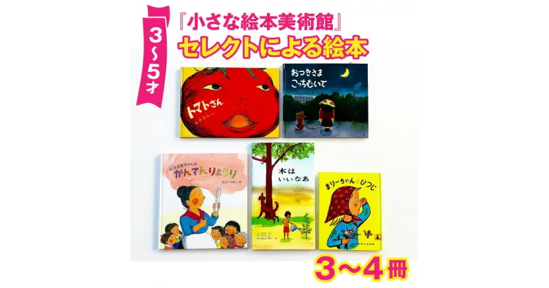 【ふるさと納税】小さな絵本美術館セレクトによる絵本（3〜5才向け）【2024年12月～2025年3月の順次発送】 | 絵本 セット 絵本セット 3歳 4歳 5歳 親子 贈答 ギフト プレゼント 息子 娘 孫 ひ孫 子育て 教育 こども 子ども 子供 キッズ 読み聞かせ えほん