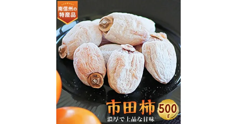 【ふるさと納税】信州の特産品「市田柿」ご家庭用 500g＜2025年1月上旬～2月下旬発送＞_ 柿 かき 市田柿 果物 くだもの フルーツ ふるーつ 青果 信州 長野県 特産品 国産 産地直送 家庭用 濃厚 甘い 南信州 限定 500g 冷蔵 ふっくら 【配送不可地域：離島】【1008759】