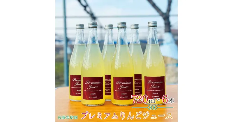 【ふるさと納税】プレミアムりんごジュース（720ml×6本）《佐藤果樹園》 飲料類 果汁飲料 りんご リンゴジュース