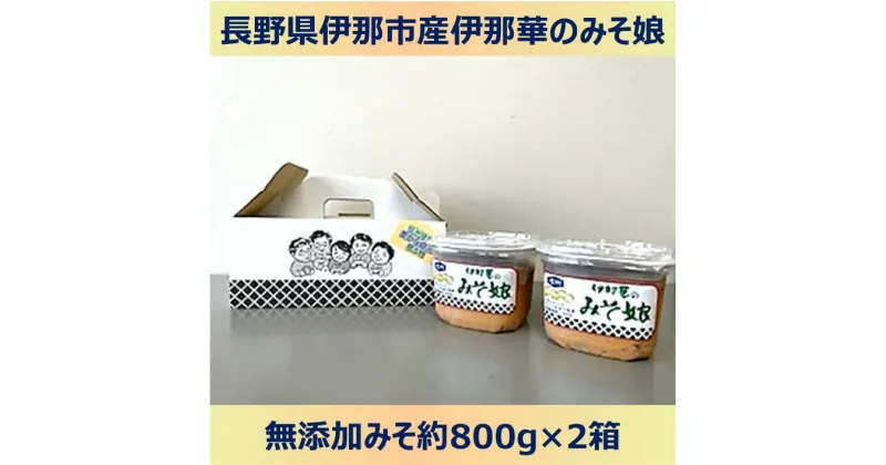 【ふるさと納税】長野県 信州産 伊那華のみそ娘シリーズ　味噌　みそ　大豆も米も信州伊那産 自然発酵