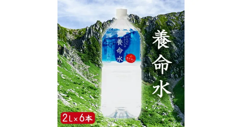 【ふるさと納税】養命酒製造「養命水」（2L×6本）　飲料類・水・ミネラルウォーター・6本