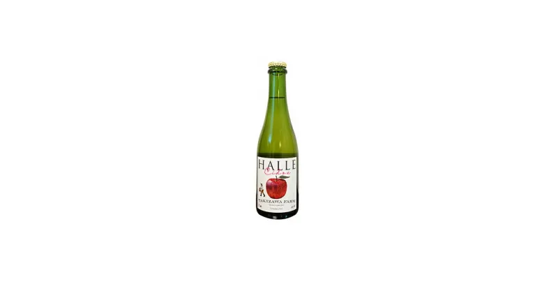 【ふるさと納税】【信州産りんご】辛口シードル「HALLE」（375ml×1本）　お酒・りんご・林檎