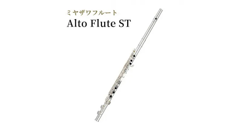 【ふるさと納税】ミヤザワフルート「Alto Flute ST」　 楽器 演奏 吹奏楽 木管楽器 国内製造 ハンドメイド 低音域 高音域 正確な音程 重厚感 なめらか 　お届け：ハンドメイドによる受注生産のため、お届けまで4ヶ月程度お時間をいただきます。