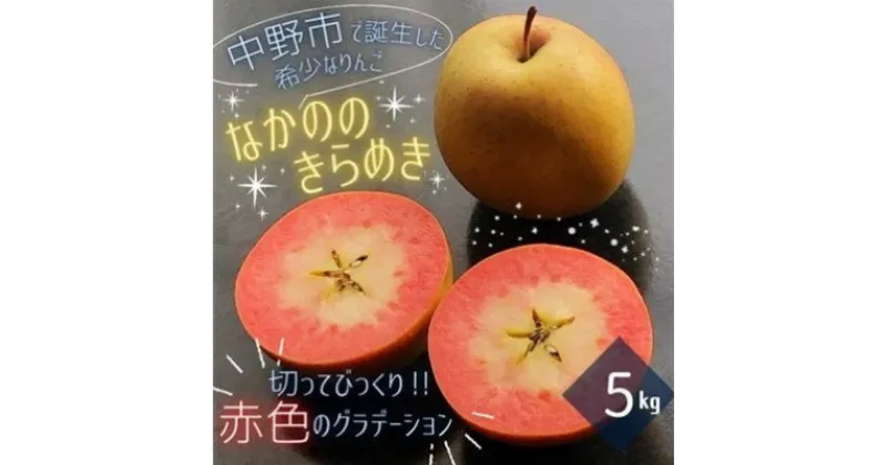 【ふるさと納税】【希少赤い果肉!数量限定】なかののきらめき家庭用5kg(16玉～20玉)2024年11月末頃より発送【1494785】