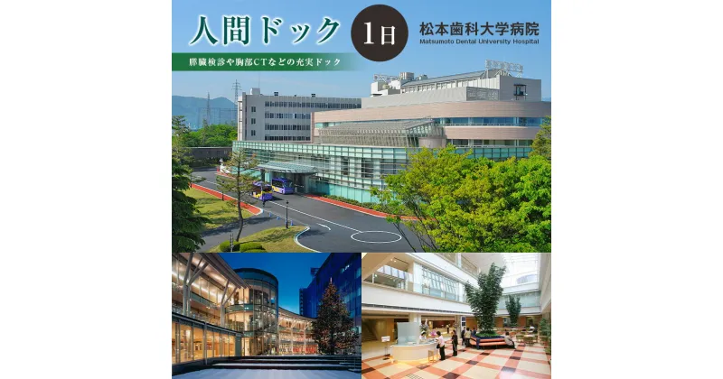 【ふるさと納税】 一日ドック | 検診 病院 膵MRI検診 MRI 歯科検診 歯科 胸部CT 腫瘍マーカー 長野県 塩尻市