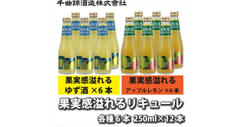 【ふるさと納税】 信州佐久　果実酒　千曲錦　果実感溢れるリキュール　250ml2種×各6本　計12本飲み比べセット【 酒 さけ 長野県 佐久市 】