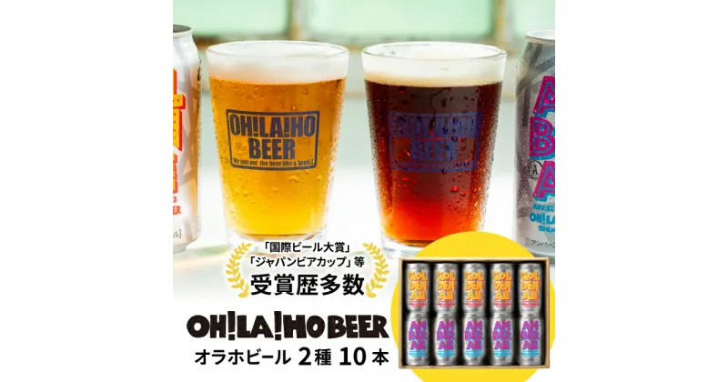 【ふるさと納税】クラフトビール 飲み比べ (ゴールデンエール・アンバーエール) 10本セット オラホビール 詰め合わせ お酒 地ビール ギフト プレゼント お歳暮 お中元 父の日 長野県東御市