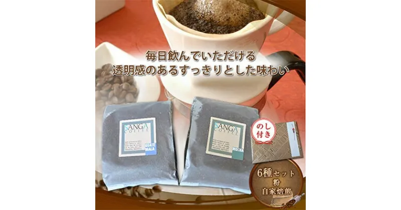 【ふるさと納税】【のし付き】サンガコーヒー〈粉〉100g×6種【1097802】